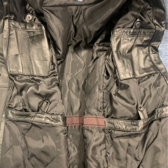 Men’s Gap vintage leather jacket (90’s) - Picture 2 of 4